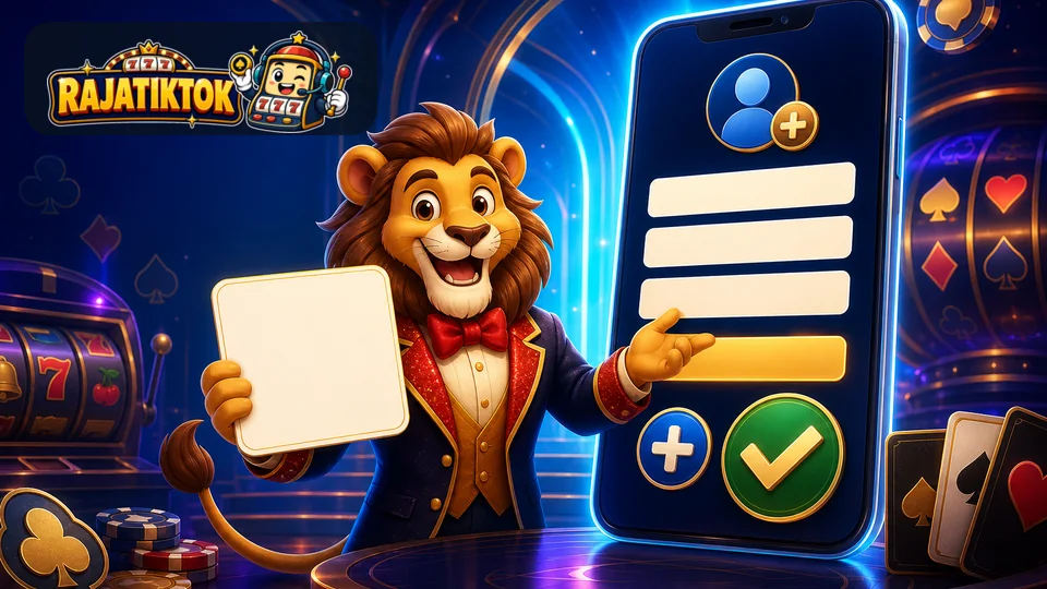 Ilustrasi daftar akun Rajatiktok