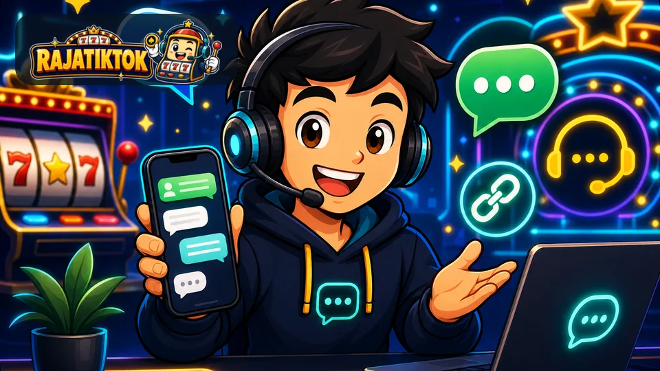 Ilustrasi livechat Rajatiktok