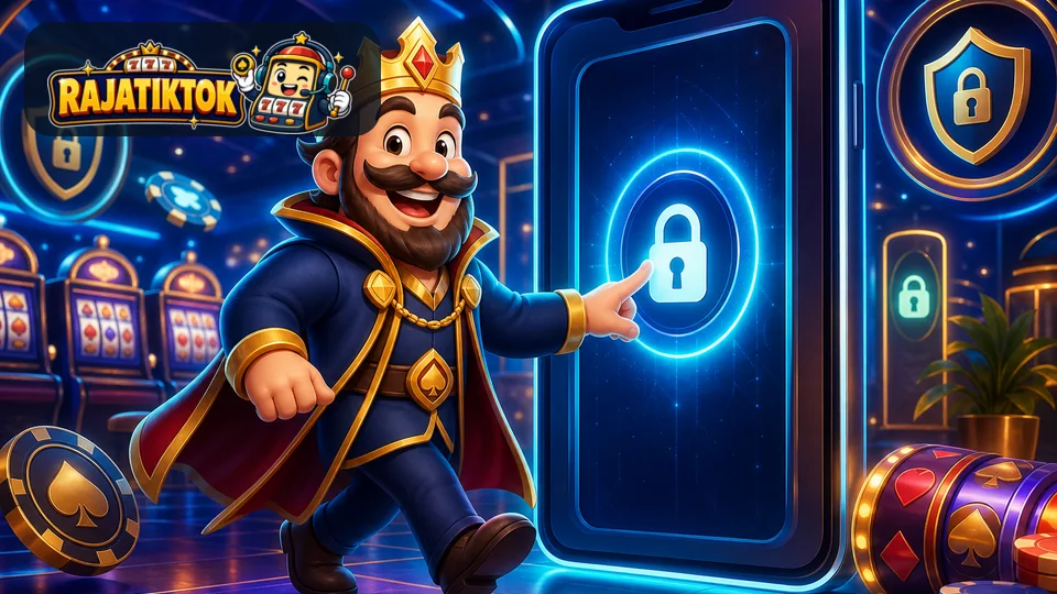 Ilustrasi login Rajatiktok